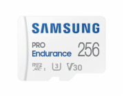 SAMSUNG PRO Endurance MicroSDXC 256GB + SD Adaptér / CL 10 UHS-I U3 / V30