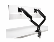 Kensington SmartFit One-Touch Height Adjustable Dual Monitor Arm - Montážní sada - nastavitelné rameno - pro 2 monitory - hliník, plast, ocel - velikost obrazovky: 13"-34" - svorka ve tvaru C, průchod