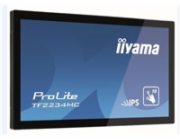 22" iiyama TF2234MC-B7AGB: IPS, FullHD, capacitive, 10P, 350cd/m2, VGA, HDMI, DP, IP65, černý