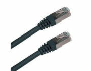 XtendLan patch kabel Cat5E, FTP - 1m, černý (prodej po 10 ks)
