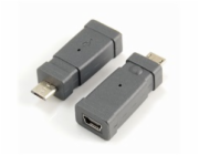 PremiumCord USB redukce Mini 5 PIN/female - Micro USB/male