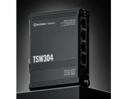 Teltonika ETHERNETOVÝ Switch NA DIN LIŠTU - TSW304