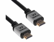 Akyga Kabel HDMI 2.0 (M), Full HD/4K 18Gbps, černý 3m