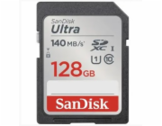 Paměťová karta Sandisk Ultra 128 GB SDXC 140 MB/s, Class 10, UHS-I