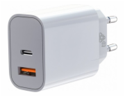 TB TOUCH TB USB-C + USB-A 2x3A bilá AZTBXUL2USB3ACW TB nabíječka USB-C + USB-A 2x3A bilá