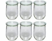 WECK Tulpen sklen.nádobky 1062ml  6x