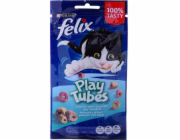 FELIX Play Tubes Fish, Shrimps - suché krmivo pro kočky - 50 g