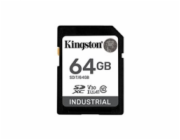 Kingston SDXC 64 GB SDIT/64GB Kingston paměťová karta 64GB Industriální SDHC UHS-I C10