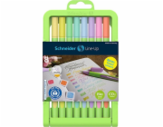 Schneider Jemné linerové fixy SCHNEIDER LINE-UP PASTEL, 0,4 mm, 8 ks, ve stojaté kazetě - různé barvy