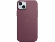 Apple z tkaniny FineWoven s MagSafe na iPhone 15 Plus, morušově rudá MT4A3ZM/A iPhone 15+ FineWoven Case with MS - Mulberry