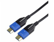 PremiumCord Ultra High Speed HDMI 2.1 optický kabel 8K@60Hz 4K@120Hz 25m zlacený