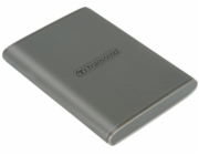 Transcend ESD360C 4TB, USB 20Gbps Type C, Externí SSD disk (3D NAND flash), 2000MB/R, 2000MB/W, šedý