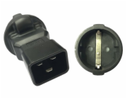 PremiumCord Adaptér IEC C20 male na CEE 7/3 female, napětí 230V, 16A