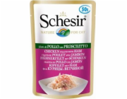 SCHESIR v želé Kuře se šunkou - mokré krmivo pro kočky - 50 g
