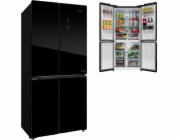 CONCEPT Americká lednice LA8383bc BLACK