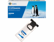 G&G  kompatibilní inkoust / inkoust s C13T05A200, NP-E-T05A2C-A, azurová, 20000s