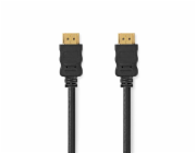 NEDIS High Speed HDMI 2.0 kabel s ethernetem/ 4K@60Hz/ zlacené konektory HDMI-HDMI/ černý/ bulk/ 1m