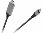 Strado Kabel USB-C - HDMI 2 m černý (KOM0934)
