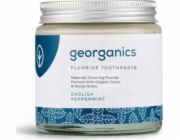Georganics Fluoridová zubní pasta v kelímku Anglická máta peprná 60ml