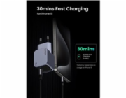 UGREEN síťová rychlonabíječka Nexode Pro 30W 1-Port USB-C, GaN, stříbrná
