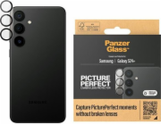 PanzerGlass PicturePerfect - Chránic na objektiv pro mobilní telefon - sklo - barva rámu cerná - pro Samsung Galaxy S24+
