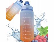 ExtraLink EXTRALINK MOTIVAČNÍ LÁHEV LÁHEV NA VODU 2000ML MODRO-ORANŽOVÁ BUT-993