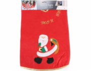 Fééric Lights and Christmas Dekorativní vánoční koberec s motivem Santa Clause, červený