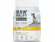VETEXPERT Raw Paleo Ultra Mini Adult Turkey Mono - suché krmivo pro psy - 750 g