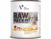 VETEXPERT Raw Paleo Adult Mono Turkey - vlhké krmivo pro psy - 800 g