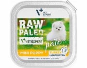 VETEXPERT Raw Paleo Pate Mini Puppy Turkey Mono - mokré krmivo pro štěňata - 150g
