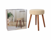 Stolička Home Styling Collection s měkkým manšestrovým sedákem, 35 x 45 cm