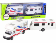 LeanToys Sada vozidel , obytný karavan, kovové prvky