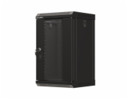 LANBERG RACKOVÁ SKŘÍŇ 10" NÁSTĚNNÁ 9U/300X300 (FLAT PACK) S PROSKLENÝMI DVEŘMI ČERNÁ