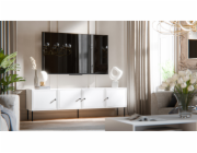 4D RTV skříň PALAZZO BIS 201x40x60 bílá matná