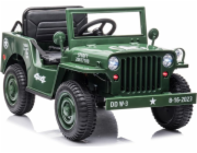 Lean Cars Auto na baterie JH-103 armádně zelené 4x4
