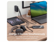Hyper HyperJuice 145W USB-C GaN Charger With 4 Ports - Black