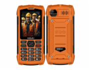 EVOLVEO StrongPhone H1, vodotěsný odolný Dual SIM telefon, oranžová