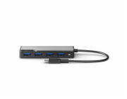 Alogic Fusion Swift USB-C 4-Port  Hub Space Gray