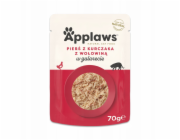 APPLAWS Chicken Breast with Beef in Jelly - mokré krmivo pro kočky - 70g