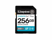 Kingston Technology Canvas Go! Plus 256GB SDXC Canvas Go Plus Gen4 200 MB/s C10 UHS-I U3 V30