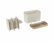 Joseph Joseph EasyStore Large  Matt Ecru Toothbrush Holder