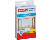 tesa® Standard, 130x150 cm, síť proti hmyzu a komárům, na okno, bílá