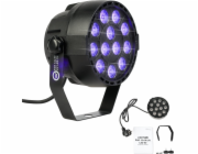 LIGHT4ME PÓDIOVÝ PÁRTY REFLEKTOR ULTRAVIOLET DISCO PAR 12x1W UV LED V2