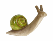 Zahradní dekorace šnek 30 cm zelená KO-095202180zele