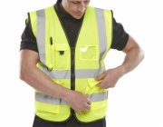 BEESWIFT Reflexní vesta Executive, velikost XL, žlutá