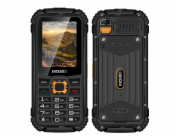 EVOLVEO StrongPhone Q1, IP68 odolný Dual SIM telefon, 2,4"LCD, 1800mAh, černo-oranžový
