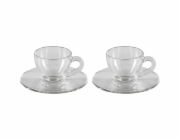 Bialetti Moka-Cup Set Glass  ISTITUZIONALE 2 Cups