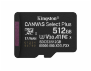 Kingston Technology Canvas Select Plus Gen3 512 GB MicroSDXC UHS-I Třída 10