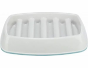 Trixie miska pro pomalé krmení pro kočky, šedá, plast/TPR, 0,25 l/21 × 14 cm, zpomaluje krmení