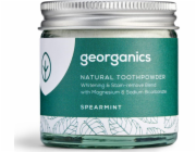 Georganics , prášek na čištění zubů, máta peprná, 60 ml